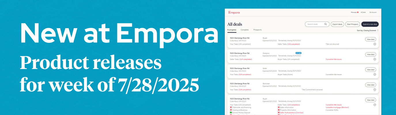 What We Shipped Recently – Week of 7/28