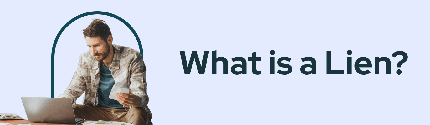 What is the lien process and its impact on real estate transactions